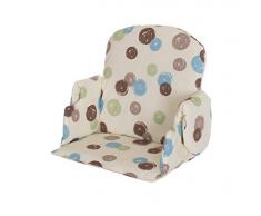 Geuther, Coussin dassise avec accoudoir, chaise haute, Tissu, Motif: Pois