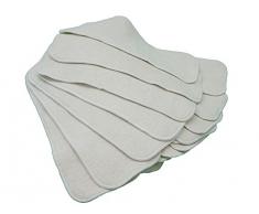 Set de 8 inserts chanvre et coton 3 couches – Chiffons lavables – Infane