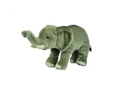 Nicotoy Floppy Peluche Eléphant Africain avec Beans 33 cm