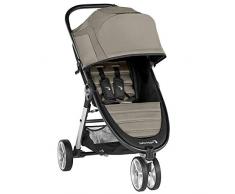 Baby Jogger City Mini 2 Poussette Légère, 3 Roues, Pliage Rapide à Une Main, Sépia (Beige)