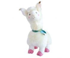 Histoire dOurs Lama Peluche Blanc 50 cm