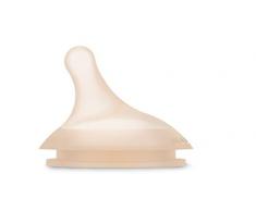 Suavinex Lot de 2 Tetines pour Biberon Anti-Colique Zerø.Débit Lent/S