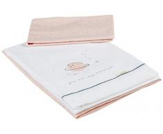 Bimbi Casual Tript.Sab.100% Alg.80X140 009 Planet 507 04 Parure de lit unisexe