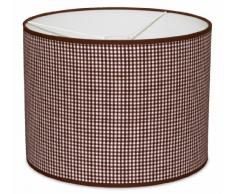 Taftan Suspension Vichy chocolat (35 cm de diamètre) - Marron