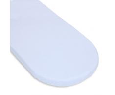 Bolin Bolon Drap housse 100 % coton, respirant Pour nacelle 80 cm - Bleu ciel