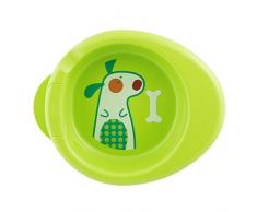 Chicco Assiette Bébé Maintien au Chaud 2 en 1 Décorée Vert