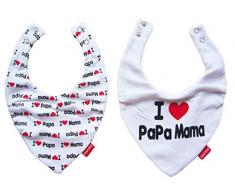 Duffi Baby - 5358-08 - Bavoir - Cow Boy et e.v.a - 2 Pièces - 22 x 30 cm