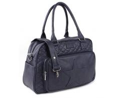 Kidzroom Sac à Langer Étoiles - 23 L - avec Porte-Bouteille et Tapis à Langer