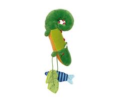 sigikid, Fille et Garçon, Doudou Hochet à Accrocher, Crocodile, Vert, 42203
