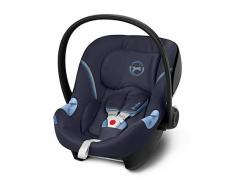 CYBEX Gold Siège Auto Coque Aton M, Réducteur Nouveau-né Inclus, De la Naissance à 18 Mois environ, (soit 13 kg max.), Navy Blue