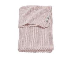 Meyco 2733083 Relief Couverture tricotée pour bébé Rose 75 x 100 cm