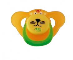 dBb Remond Sucette Physiologique 2ème Age Silicone Lion Orange Translucide