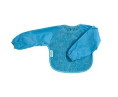 Silly Billyz Bavoir - Manches Longues Coton avec Col-Anti Fuite - Aqua - 6-24 mois