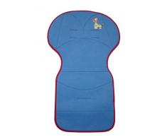 Bolin Bolon Assise universelle pour poussette Broderie girafe En éponge 100 % coton - Bleu foncé