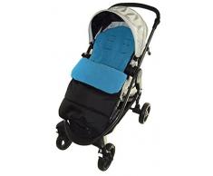 Chancelière/Cosy orteils Compatible avec Joie Chrome Poussette Bleu océan