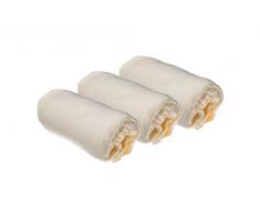 Lot de 3 Draps housse Coton pour lit Bébé 70x140-8 coloris disponibles (Nature)