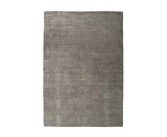 Lalee Tapis en Laine uni Nature 900 taupe140x200cm Dintérieur, 100, Gris, 140x200cm