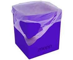 Snappy Bin La poubelle pliable portable (violet)