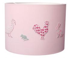 Taftan Suspension Animaux de la ferme rose (35 cm de diamètre) - Rose