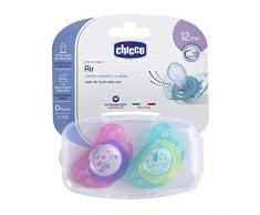 Chicco Sucette Physio Air Silicone Rose Plus de 12 Mois