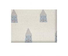 Sevira Kids - Couverture bébé légère en coton biologique - Maisons