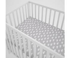 Drap housse pour lit bébé 60 x 120 cm