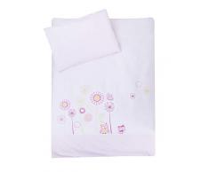 Julius Zöllner 8510114940 Parure de lit en famille de chouettes Multicolore 100 x 135 cm + 40 x 60 cm