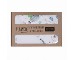 Lulando Lulando Serviette de Bain pour Enfants avec Oreilles de Lapin 500 g