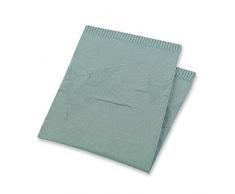 Sterntaler Couverture en Tricot Baylee, Âge : Pour bébé dès la naissance, 75 x 90 cm, Vert