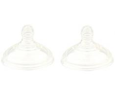 Tommee Tippee Tétines à Débit Moyen Anti Colique Avancé Lot de 2, 3 m+