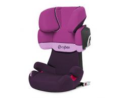 CYBEX Silver Siège Auto Solution X2-Fix, Adapté aux Voitures Avec ou Sans Isofix, Groupes 2/3 (15-36 kg), De 3 Ans à 12 Ans Environ, Purple Rain