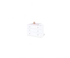 Pinolino 130025B Laura Commode à langer Blanc