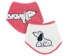 Noukies A&Z Set 2 Bavoirs Bandana Eponge