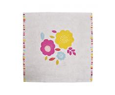 TAPIS COTON LILIPINSO (150X150CM) - SECRET GARDEN