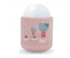 Pabobo - Lolabella - Veilleuse Portable LED à Lumière Douce pour Bébé et Enfant - Rechargeable - 70 heures dautonomie sans pile ni fil - Rose