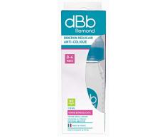 dBb Remond RégulAir Biberon pour Jus de Fruit Tétine NN en Silicone sous Boîte Bleu Translucide