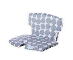 Geuther, Coussin dassise pour chaise haute Syt 2337, Tissu, Motif: Pois gris