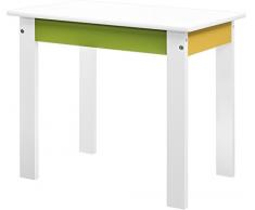 Bieco 79199203 Table Blanc/jaune/vert