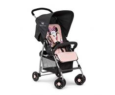 Hauck Sport Poussette jusquà 18 kg avec Position Couchée de 0 Mois, Légère 5,9 kg Pliable, Compacte, Barre de Protection, Harnais 5 Points, Grand Panier - Minnie Sweetheart Rose