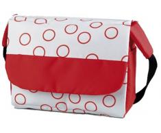 Peg-Pérego IABO0800-BU49CR49 Sac à langer Borsa Cambio, Red Bubbles