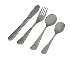 Reer Ensemble 4 couverts en acier inoxydable