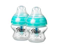 Tommee Tippee - Closer to Nature - Biberon Transparent 150 ml - Pack de 2