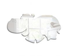 Mungai Mirrors Miroir acrylique Hippopotame 60 cm