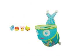 Ludi - 2220 - Aspergeurs - Nature - Jouets pour le bain + Ludi - 40002 - Grand Filet De Bain - Poisson