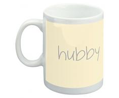 Feel Good Art Mug en céramique Motif typographie moderne de lheureux Couple (Crème)