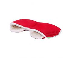 LULANDO Le manchon pour les mains dhiver imperméable pour la poussette, Le manchon résistant à la pluie, au vent, au froid, haute qualité, Couleur: Red