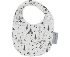 Chouchouette bavoir bébé avec pressions réglables selon lage de bébé