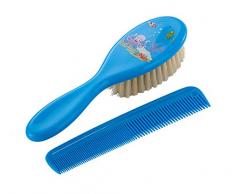 Rotho Babydesign Ocean StyLe! Kamm und Bürste, Ab 0 Monate, StyLe!, Blau, 20059012594