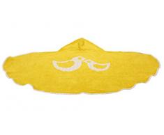 Motherhood Oeko-Tex Standard 100 Serviette de Bain à Capuche Moutarde/Oiseaux Moutarde Gris 65 x 130 cm