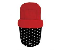 Baby Star Chancelière universelle noir/rouge